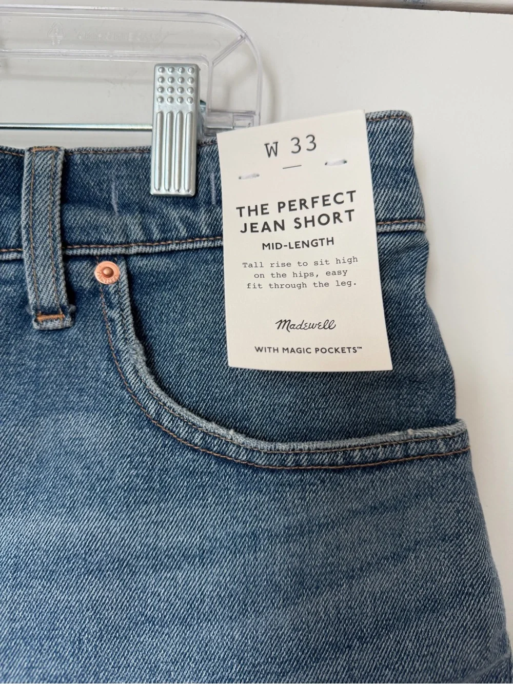 Madewell Dark Blue Denim Cutoff Shorts
